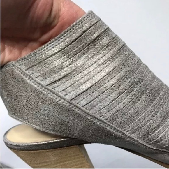 Paul Green Cayenne peep toe ankle boot silver - Picture 5 of 7